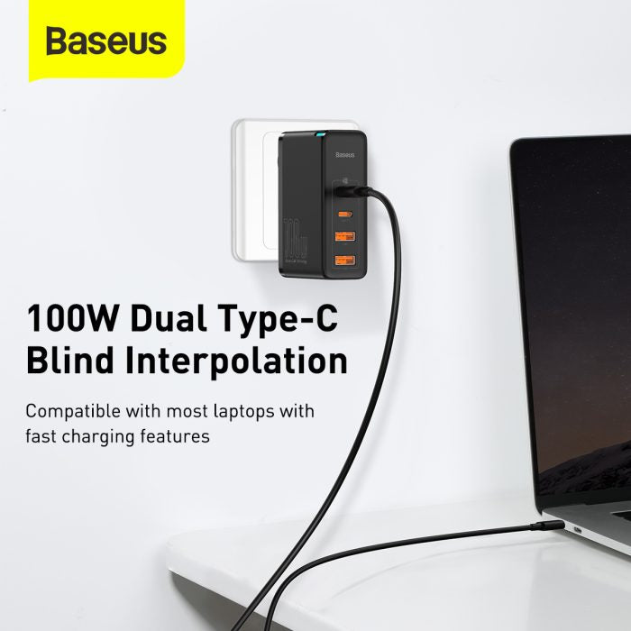 Baseus GaN2 Pro Quick Charger 2C+2U 100W CN Black Baseus GaN2 Pro Quick Charger 2C+2U 100W CN Black